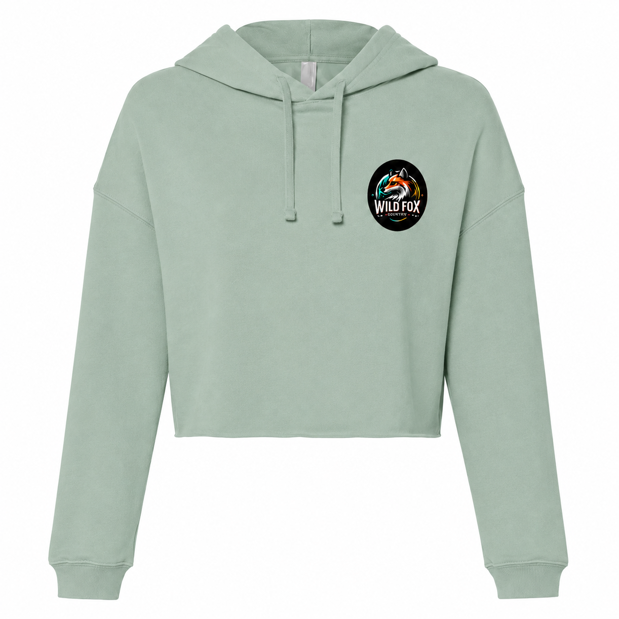 Coton Ouaté Court à Capuchon Femme Wild Fox Country – Logo Officiel