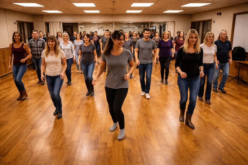 As-tu besoin d'un partenaire pour la danse en ligne ?