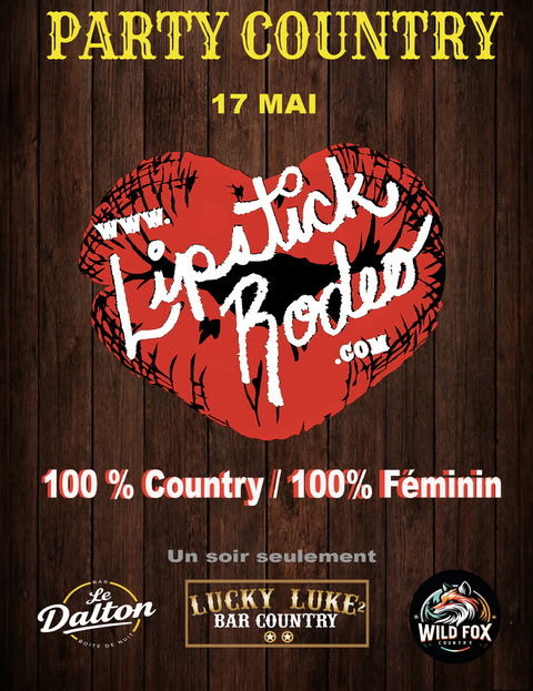Party Country – 17 mai Lipstick Rodeo
