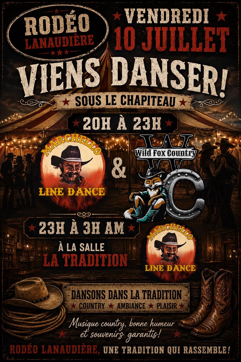 Rodéo Lanaudière 10 Juillet
