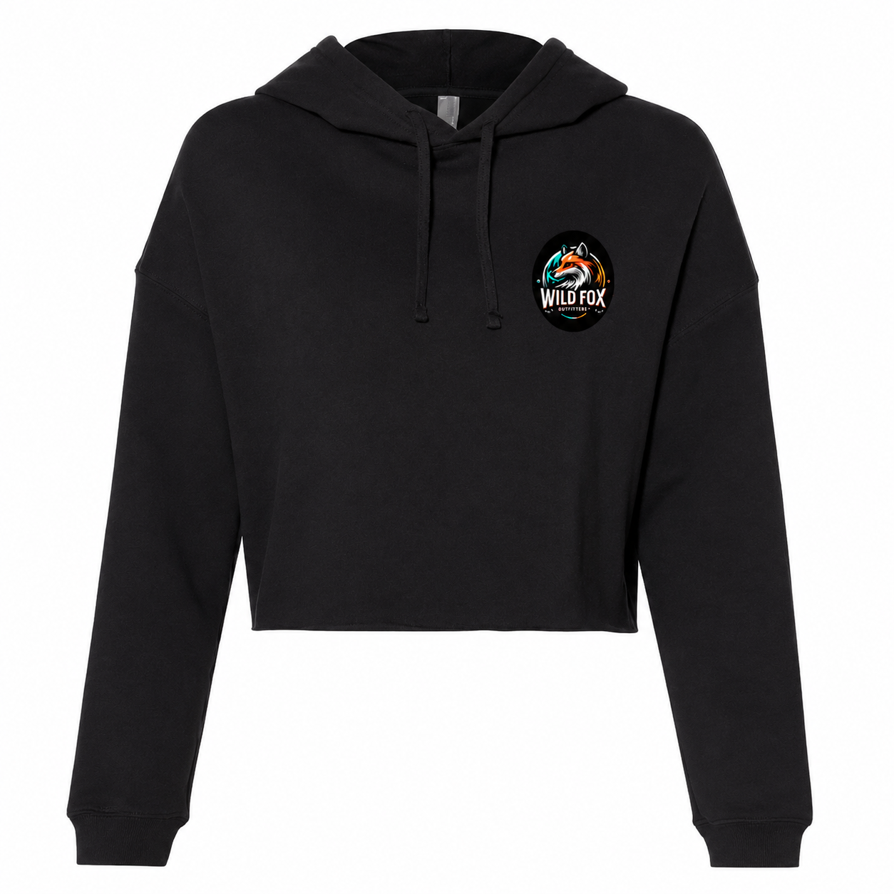 Coton Ouaté Court à Capuchon Femme Wild Fox Country – Logo Officiel