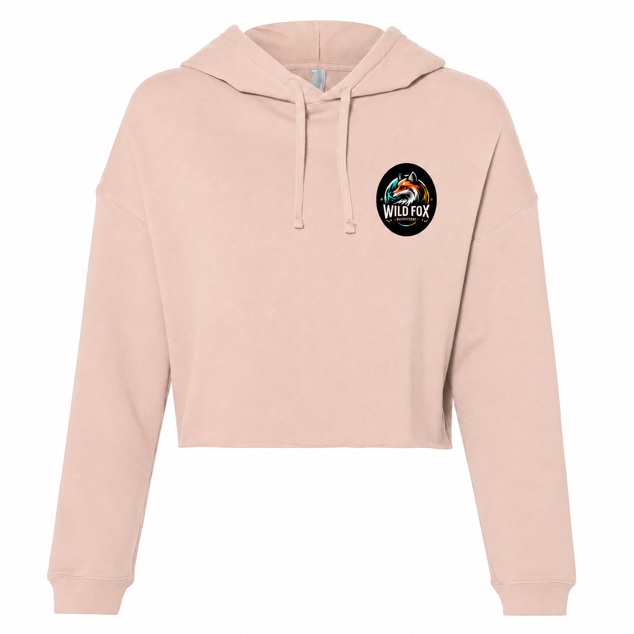 Coton Ouaté Court à Capuchon Femme Wild Fox Country – Logo Officiel