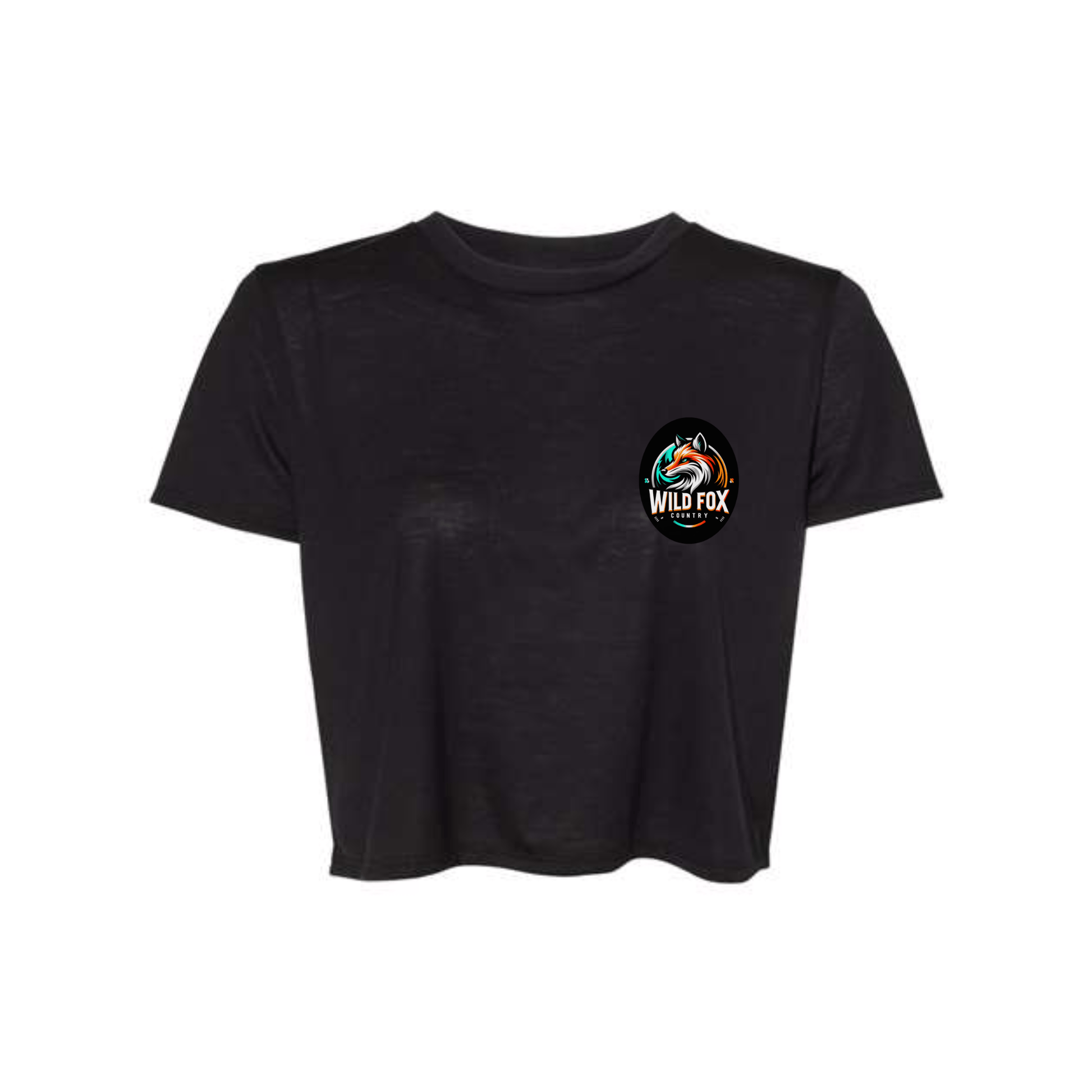 Crop Top Femme Wild Fox Country – Logo Officiel - Wild Fox Country