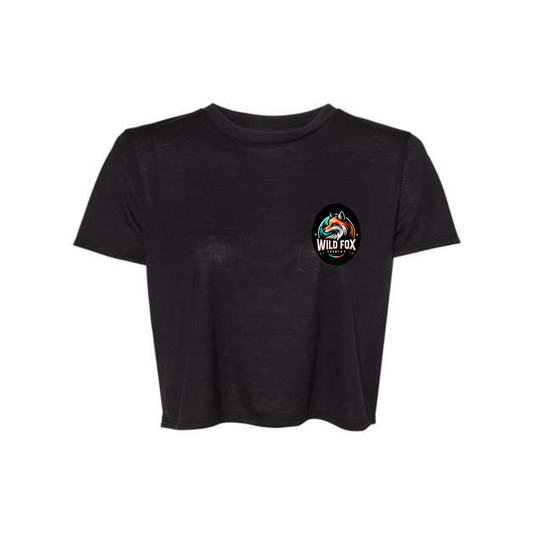 Crop Top Femme Wild Fox Country – Logo Officiel - Wild Fox Country