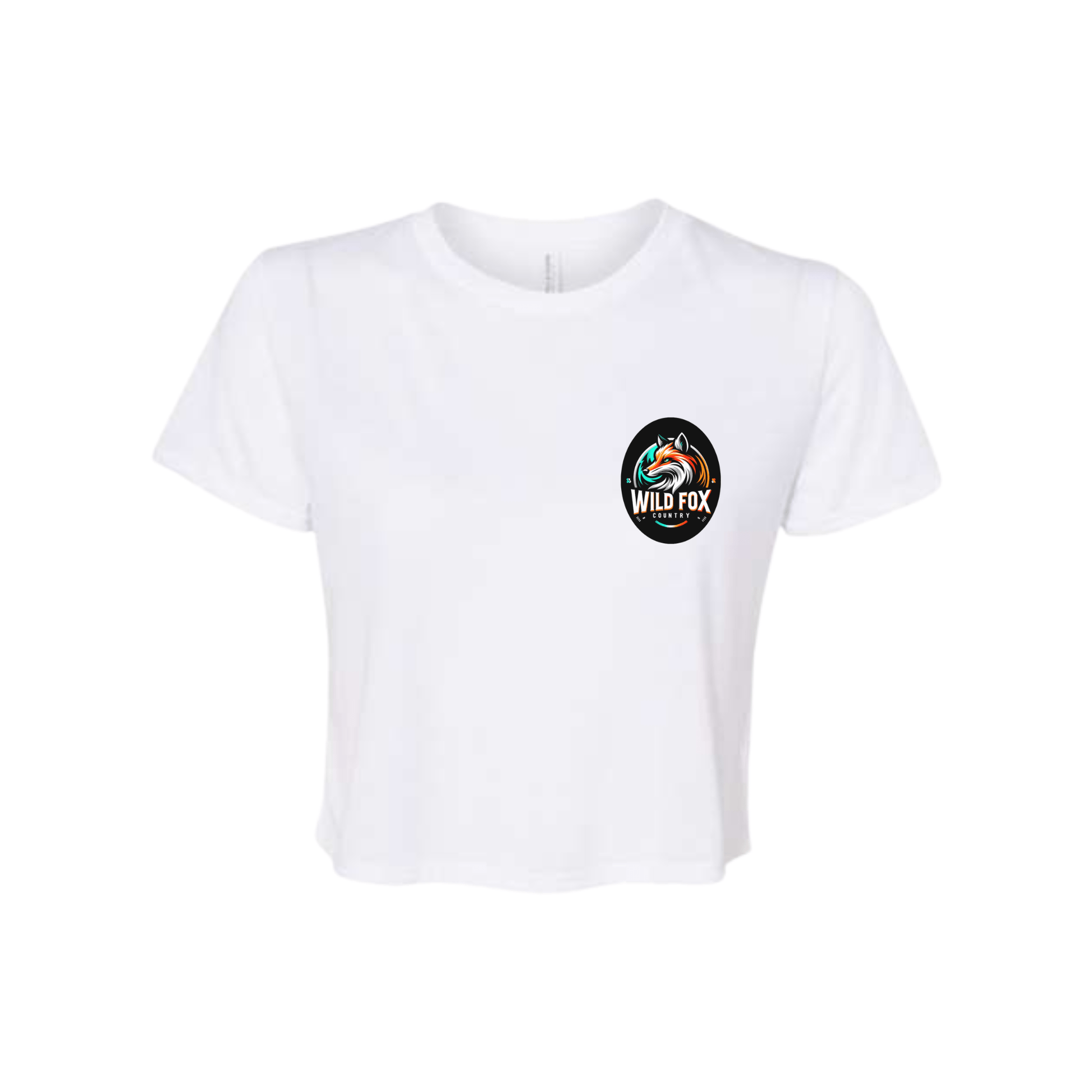 Crop Top Femme Wild Fox Country – Logo Officiel - Wild Fox Country