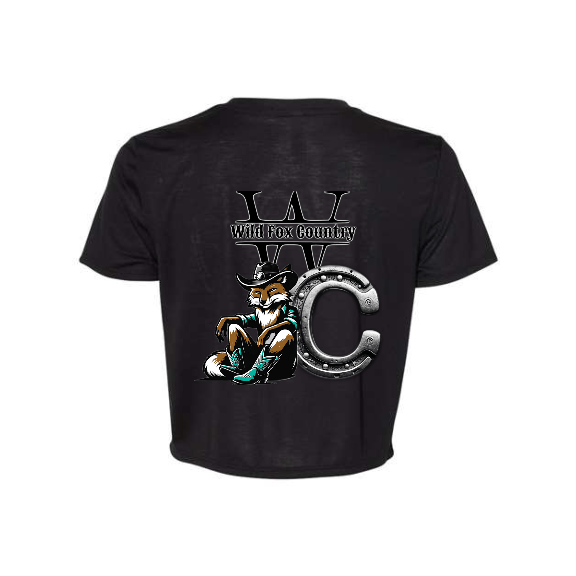 Crop Top Femme Wild Fox Country – Logo Officiel - Wild Fox Country