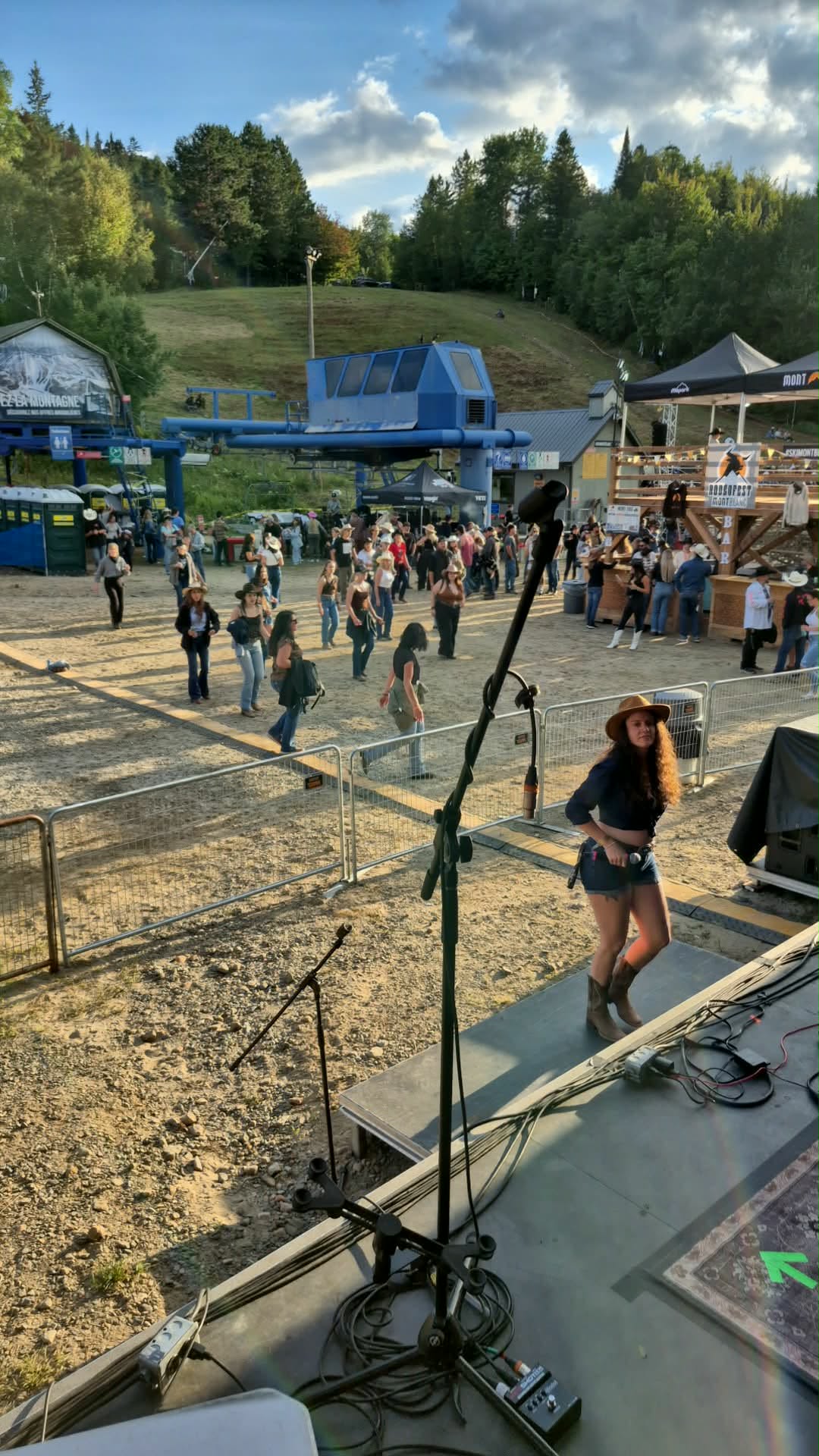 In the Rodéofest atmosphere