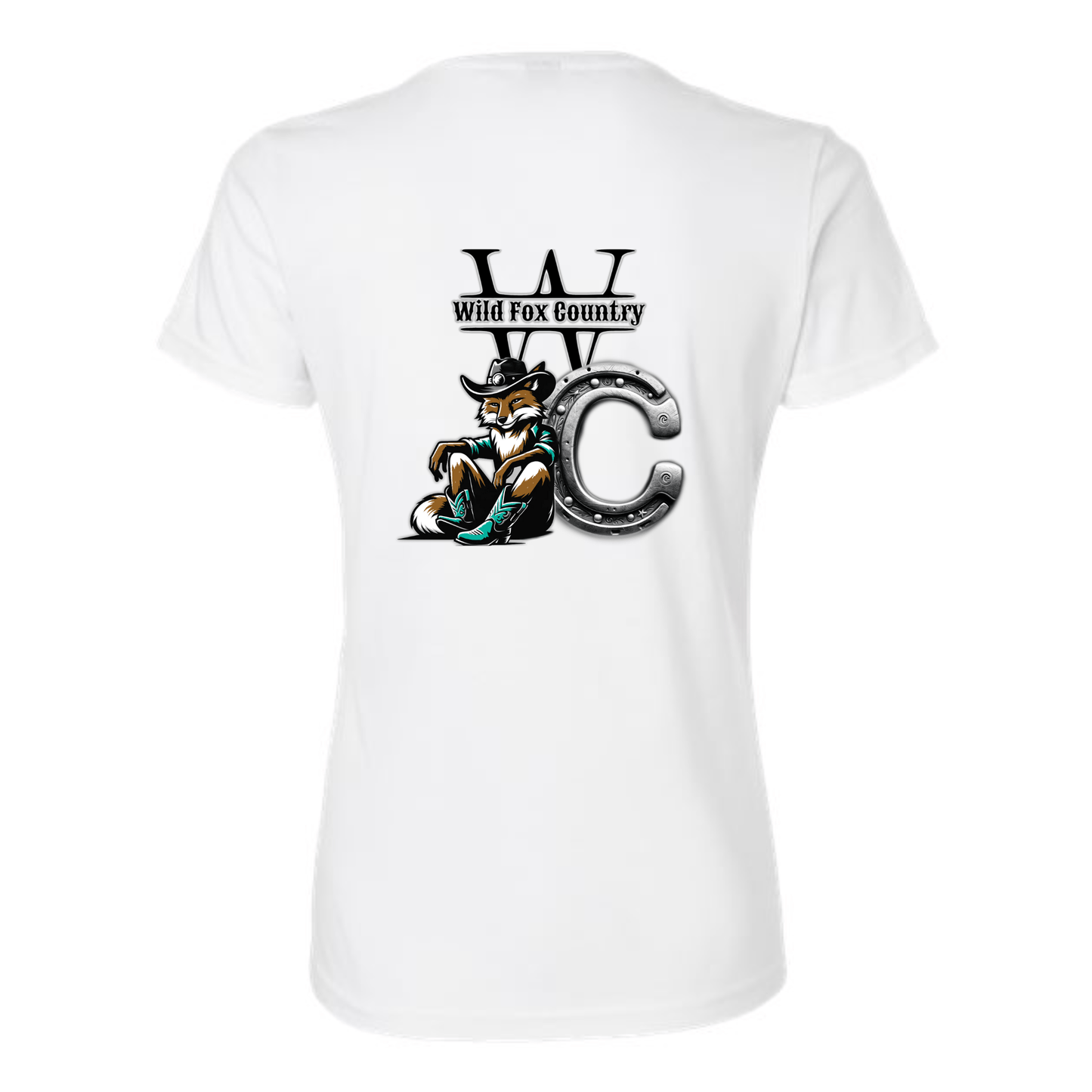 T-shirt Femme Wild Fox Country – Logo Officiel - Wild Fox Country