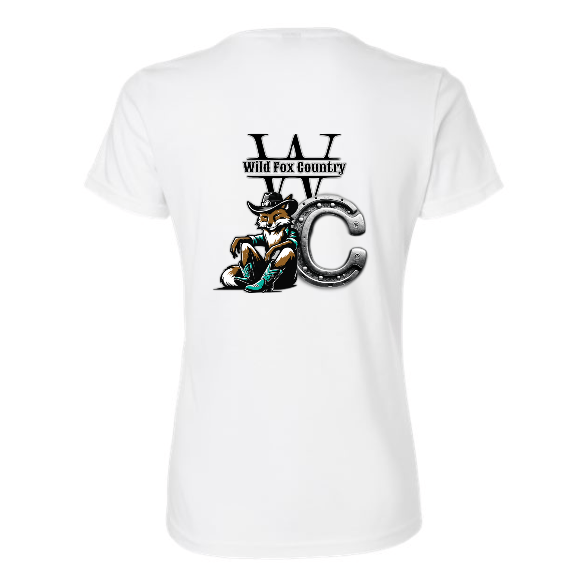 T-shirt Femme Wild Fox Country – Logo Officiel - Wild Fox Country