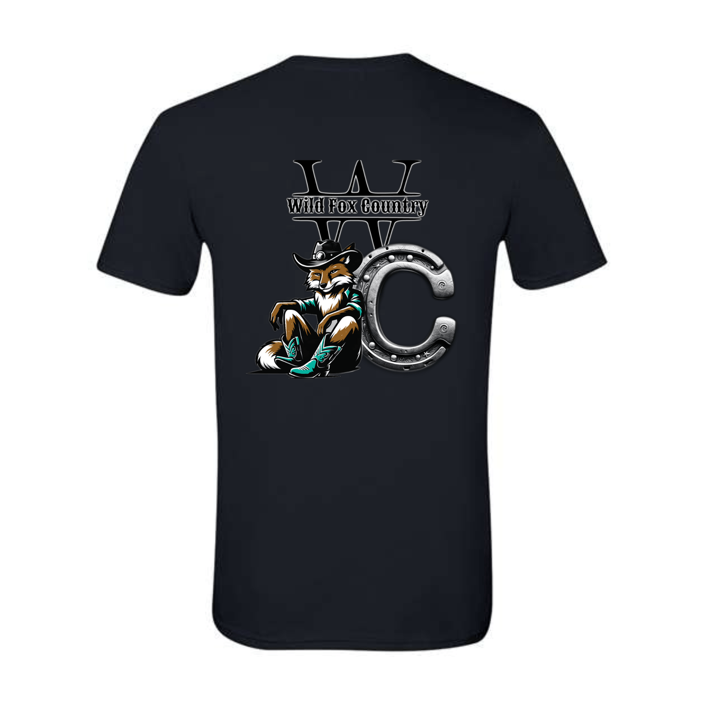 T-shirt Homme Wild Fox Country – Logo Officiel - Wild Fox Country
